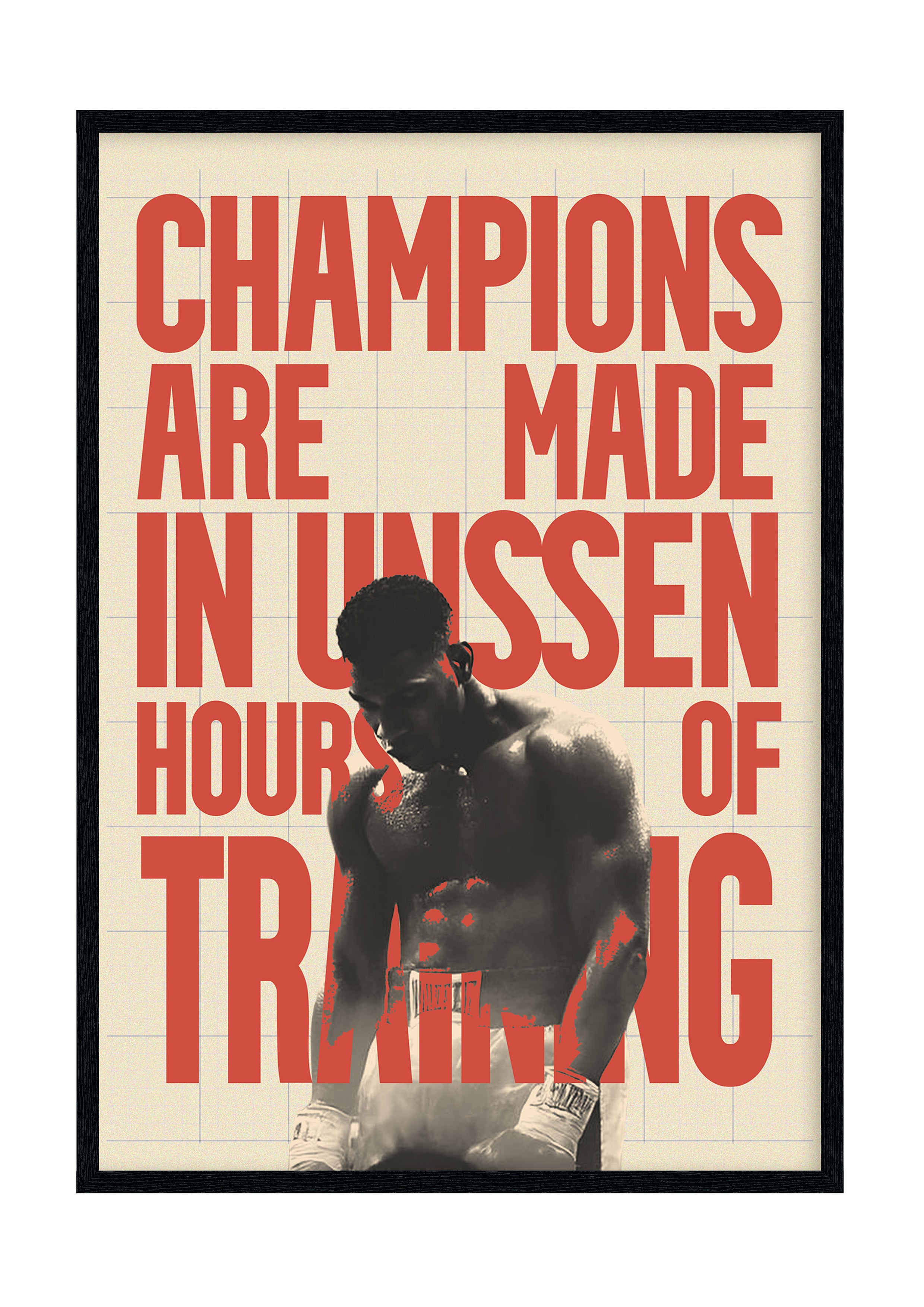 Champions are Made in Silence.