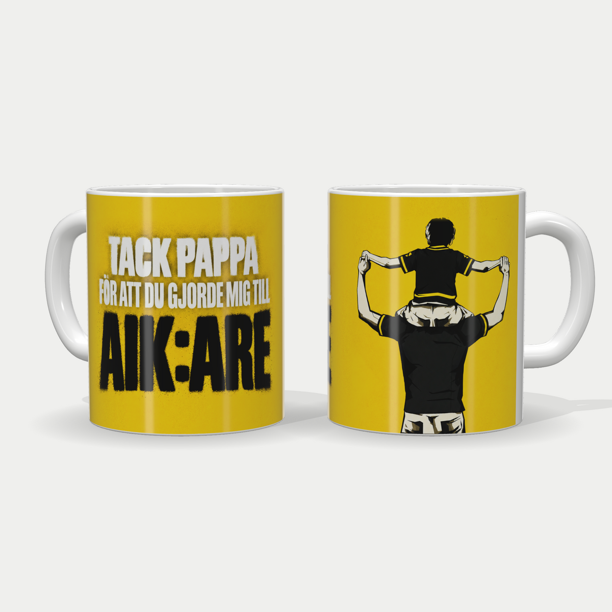 Tack pappa-mugg AIK – Pappa och son
