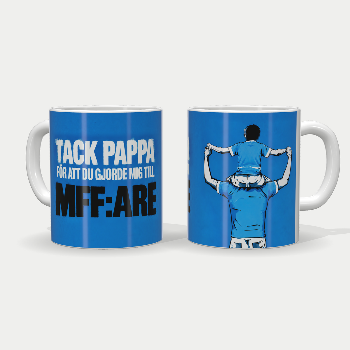 Tack pappa-mugg Malmö FF – Pappa och son